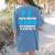 PE Teacher Art For Men Women Gym Teacher Appreciation Women's Comfort Colors T-Shirt Back Print Blue Jean