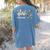 Peace Love Inclusion Sped Squad Special-Ed Teacher Daycare Women's Comfort Colors T-Shirt Back Print Blue Jean