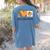 Peace Love Visuals Sped Teacher Pumpkin Skeleton Halloween Women's Comfort Colors T-Shirt Back Print Blue Jean