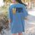 Phonemes Graphemes And Caffeine Coffee Teacher Appreciation Women's Comfort Colors T-Shirt Back Print Blue Jean