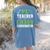 Physical Education PE Teacher School Women's Comfort Colors T-Shirt Back Print Blue Jean