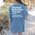 Physical Education Teacher Definition Sports PE School Women's Comfort Colors T-Shirt Back Print Blue Jean