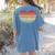 Pianist Retro Sunset Piano Keyboard Player Teacher Women's Comfort Colors T-Shirt Back Print Blue Jean Pianist Retro Sunset Piano Keyboard Player Teacher Women's Comfort Colors T-Shirt Back Print Blue Jean