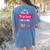 PreK Teacher Mom Shirt Preschool Teacher Mother For Women Women's Comfort Colors T-Shirt Back Print Blue Jean