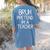 Pretend I'm A Teacher Halloween Costume Women's Comfort Colors T-Shirt Back Print Blue Jean