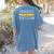 Progress Over Perfection Motivational Teacher Tee Women's Comfort Colors T-Shirt Back Print Blue Jean