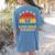 Proud Boston Terrier Dad Dog Owner Fathers Day Men Women Kids Women's Comfort Colors T-Shirt Back Print Blue Jean