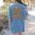 Pumpkin ABC Halloween Alphabet Costume School Teacher Kids Women's Comfort Colors T-Shirt Back Print Blue Jean