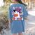 Read More Books Ghost Reading Book Teacher Halloween Women's Comfort Colors T-Shirt Back Print Blue Jean