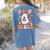 Read More Books Groovy Halloween Teacher Women Women's Comfort Colors T-Shirt Back Print Blue Jean
