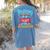 Reading Adventure Library Student Teacher Book Women's Comfort Colors T-Shirt Back Print Blue Jean Reading Adventure Library Student Teacher Book Women's Comfort Colors T-Shirt Back Print Blue Jean