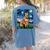 Red Heeler Starry Night Cattle Dog Colorful Art By Aja For Men Women Girls Kids Women's Comfort Colors T-Shirt Back Print Blue Jean