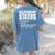 Relationship Status Taken By Super Hot Teacher Women's Comfort Colors T-Shirt Back Print Blue Jean