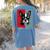 Retro Boston Terrier Dog Lover Bostie Mom Dad Dog Owner Women's Comfort Colors T-Shirt Back Print Blue Jean
