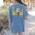 Retro Thankful For Music Floral Music Teacher Thanksgiving Men Women Women's Comfort Colors T-Shirt Back Print Blue Jean