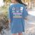 Rock Paper Scissors Teacher Librarian Nothing Beats Reading Women's Comfort Colors T-Shirt Back Print Blue Jean