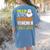 This Is My Scary Reading Teacher Costume Halloween School Women's Comfort Colors T-Shirt Back Print Blue Jean