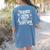 Science Because Figuring Things Out Teacher Pro Scientific Women's Comfort Colors T-Shirt Back Print Blue Jean