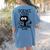 Science Teacher Appreciation Merch -Adults -Youth Grey Classic Fit Modern Science Theme Cartoon Women's Comfort Colors T-Shirt Back Print Blue Jean