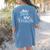 Shhh Just Use Visuals SPED Special Education Teacher Men Women Women's Comfort Colors T-Shirt Back Print Blue Jean