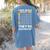 I Got Skills They'Re Multiplying Nerd Math Teacher Women's Comfort Colors T-Shirt Back Print Blue Jean