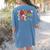 You Are Smart Brave Strong Kind Loved Motivation Teacher Kid Women's Comfort Colors T-Shirt Back Print Blue Jean