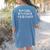 Social Studies Teacher Men Women T-Shirt Women's Comfort Colors T-Shirt Back Print Blue Jean