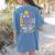 Special Education ASL Teacher Superpower DHH Teacher Women's Comfort Colors T-Shirt Back Print Blue Jean