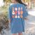 Special Education Teacher Ghosts Halloween SPED Teacher Women's Comfort Colors T-Shirt Back Print Blue Jean