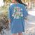 Special Education Teacher Team SPED Grow With The Flow Women's Comfort Colors T-Shirt Back Print Blue Jean