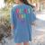 Specials Squad Art Music PE Tech Gym Teacher Team Women's Comfort Colors T-Shirt Back Print Blue Jean