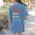 Sped Teacher Man Myth Legend Women's Comfort Colors T-Shirt Back Print Blue Jean