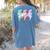 SPED Teacher Squad Lightning Bolt Special Education Women's Comfort Colors T-Shirt Back Print Blue Jean