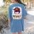 Spooky Paraprofessional Life Halloween Messy Bun Teacher For Men Women Women's Comfort Colors T-Shirt Back Print Blue Jean