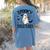 Spooky Toddler Teacher Halloween School Women's Comfort Colors T-Shirt Back Print Blue Jean