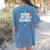 Stand Up For Science STEM Advocacy Pro Scientific Teacher Women's Comfort Colors T-Shirt Back Print Blue Jean