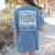 Substitute Teacher T Shirt School Tee Women's Comfort Colors T-Shirt Back Print Blue Jean