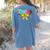 Teach Coquette Bow Teacher Back To School Happy First Day Women's Comfort Colors T-Shirt Back Print Blue Jean Teach Coquette Bow Teacher Back To School Happy First Day Women's Comfort Colors T-Shirt Back Print Blue Jean