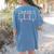 I Teach Kids To Read Reading Teacher Appreciation Women's Comfort Colors T-Shirt Back Print Blue Jean