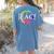 Teach Peace For Teachers And Educators Counselor Women's Comfort Colors T-Shirt Back Print Blue Jean Teach Peace For Teachers And Educators Counselor Women's Comfort Colors T-Shirt Back Print Blue Jean