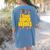 I Teach Super Heroes Comic Book Hero Teacher School Women's Comfort Colors T-Shirt Back Print Blue Jean