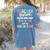 Teacher Besties Matching Teacher Besties Women's Comfort Colors T-Shirt Back Print Blue Jean