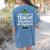 Teacher Christmas Teaching Is My Favorite Women's Comfort Colors T-Shirt Back Print Blue Jean Teacher Christmas Teaching Is My Favorite Women's Comfort Colors T-Shirt Back Print Blue Jean