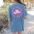 In My Teacher Era Yeehaw Pink Teacher Western Cowgirl Women's Comfort Colors T-Shirt Back Print Blue Jean
