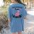 This Teacher Loves Her Flock Cute Flamingo Teacher Women's Comfort Colors T-Shirt Back Print Blue Jean This Teacher Loves Her Flock Cute Flamingo Teacher Women's Comfort Colors T-Shirt Back Print Blue Jean