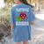 Teacher I Prefer The Term Educational Superhero Women's Comfort Colors T-Shirt Back Print Blue Jean