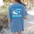 Teacher Shark Do Your Work Women's Comfort Colors T-Shirt Back Print Blue Jean