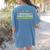 Teacher Superhero Student Educator Special Education Women's Comfort Colors T-Shirt Back Print Blue Jean