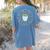 Teacher Supporter Bucket Filler Hero Women's Comfort Colors T-Shirt Back Print Blue Jean