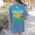 My Teacher Survived 100 Days Of Me Dab 100 Days Of School For Men Women Kids Women's Comfort Colors T-Shirt Back Print Blue Jean